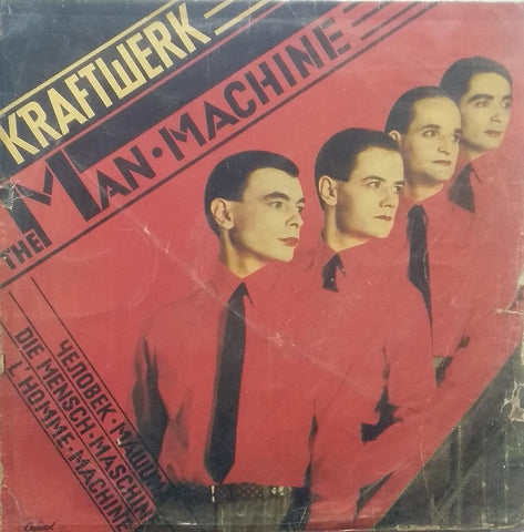 "KRAFTWERK THE MAN MACHINE" English vinyl LP