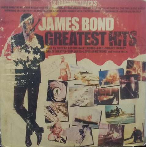 "JAMES BOND GREATEST HITS" English vinyl LP