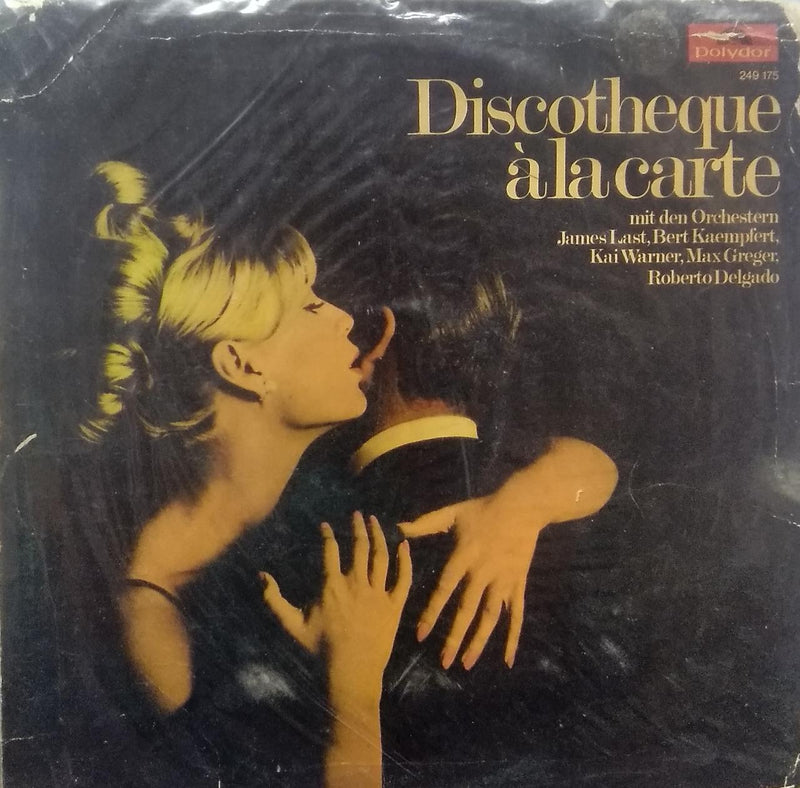 "Discotheque A La Carte" — disco LP vinyl record cover