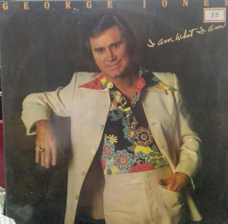 "I Am What I Am George Jones" — LP vinyl record cover