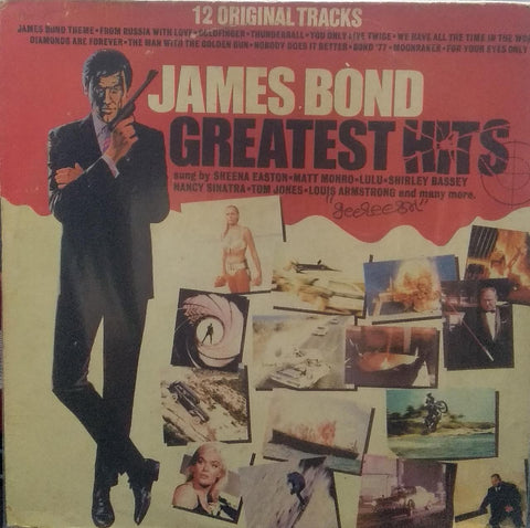 "JAMES BOND GREATEST HITS" English vinyl LP