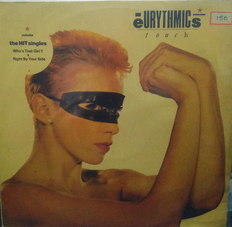 "Touch Eurythmics" — LP vinyl record cover