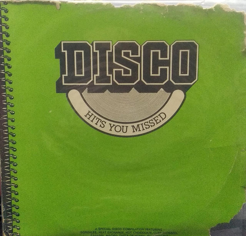 "Disco Hits You Missed" — disco LP vinyl record cover