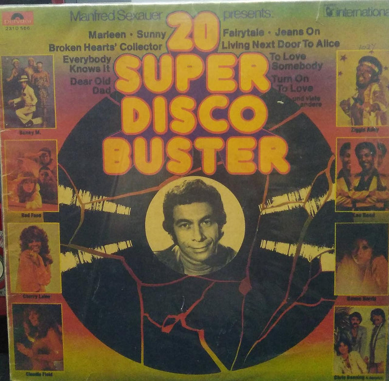 "20 Super Disco Buster" — disco LP vinyl record cover
