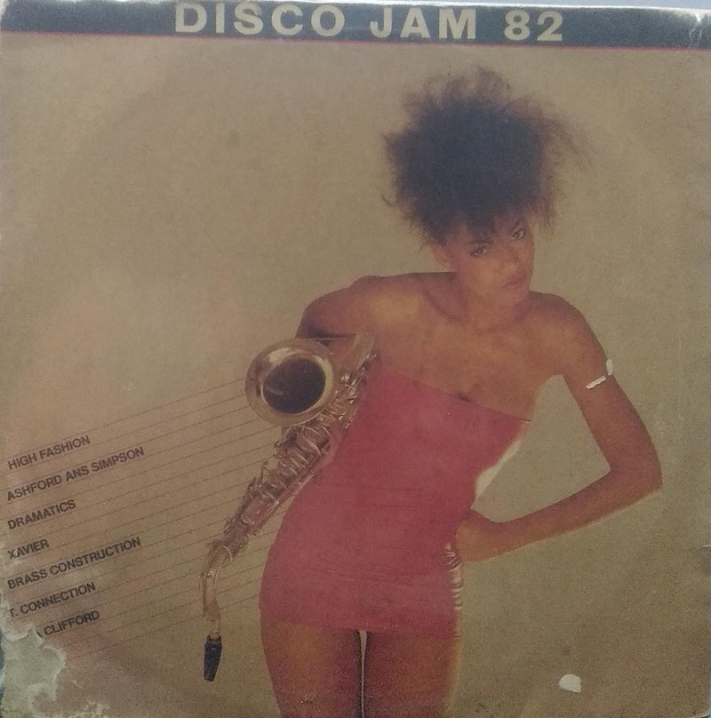 "Disco Jam 82" — disco LP vinyl record cover