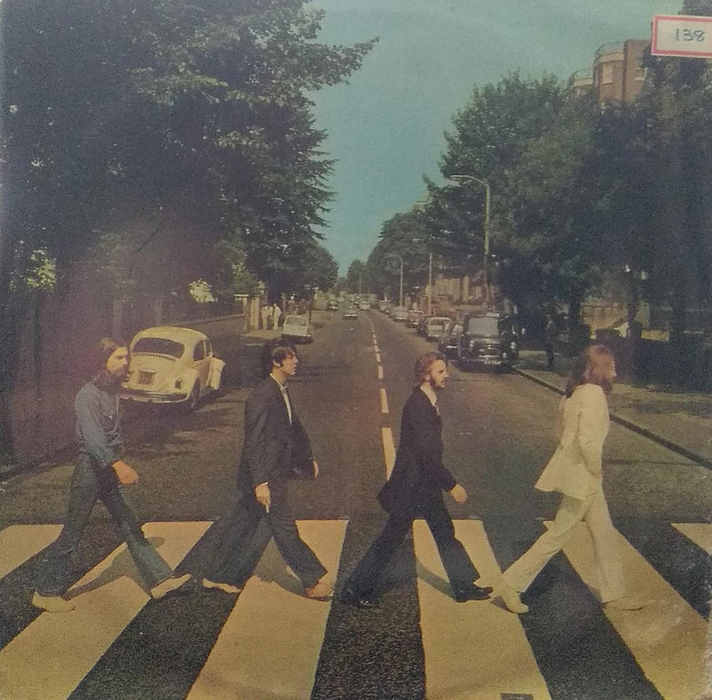 "Abbey Road The Beatles" — LP vinyl record cover