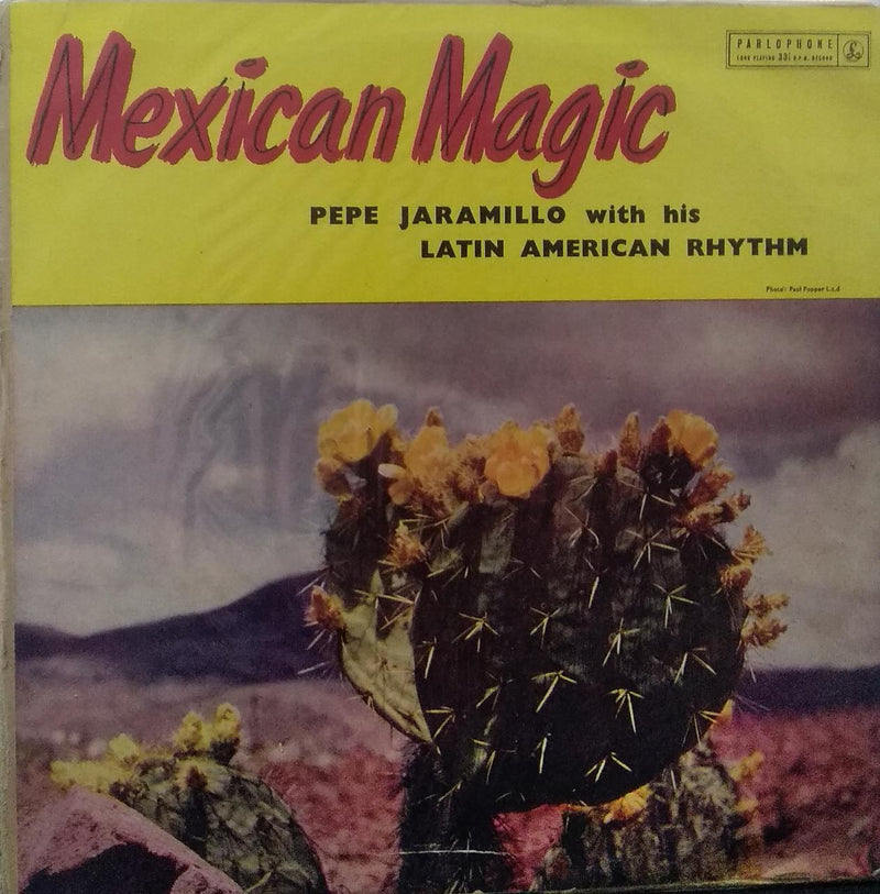 "Mexican Magic Pepe Jaramillo With His Latin American Rhythm" — LP vinyl record cover