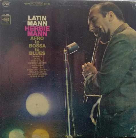 "LATIN MANN AFRO TO BOSSA TO BLUES HERBIE MANN" English vinyl LP