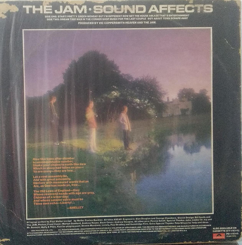 "Sound Affects The Jam" — LP vinyl record cover