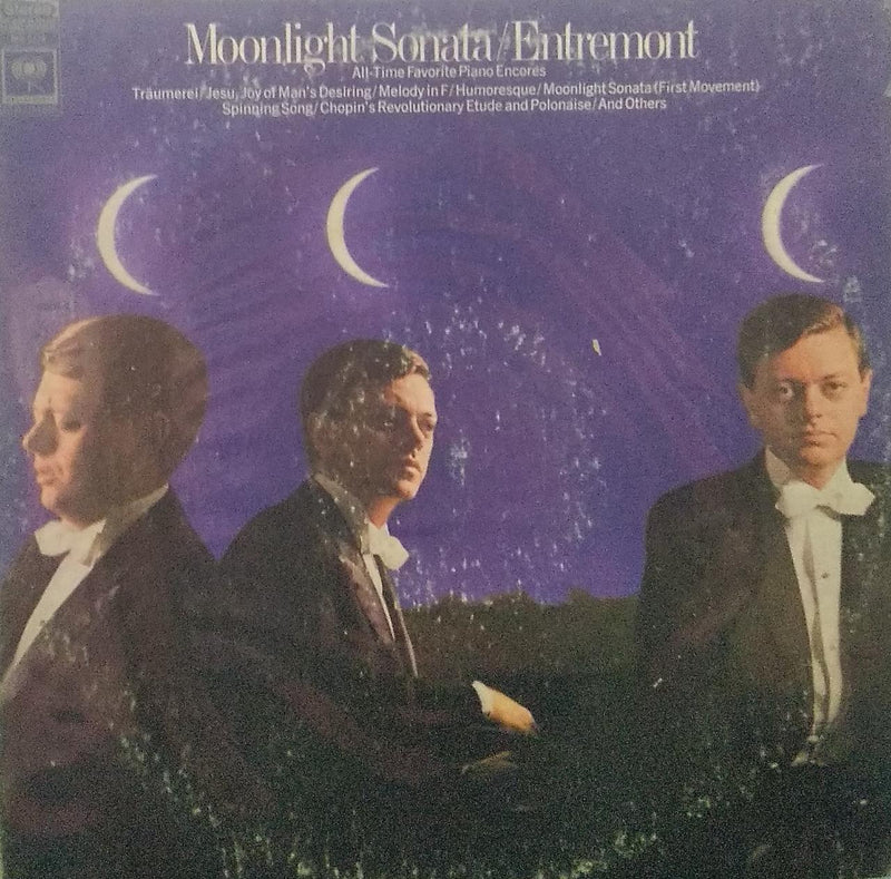 "Moonlight Sonata Philippe Entremont, Piano" — LP vinyl record cover