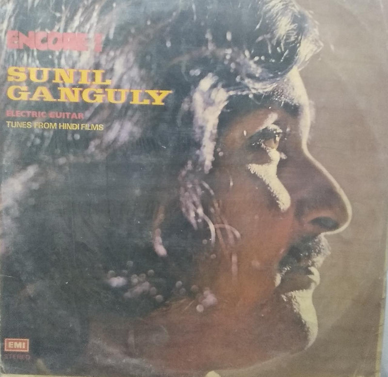 "Electric Guitar-Sunil Ganguly" — Bollywood LP vinyl record cover