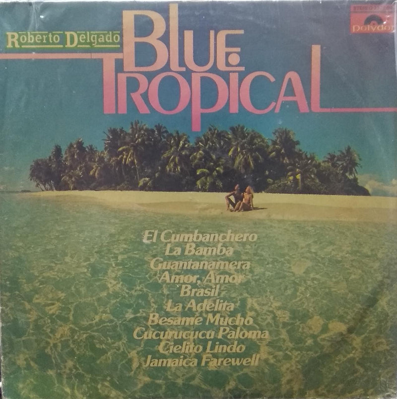 "Blue Tropical" — LP vinyl record cover