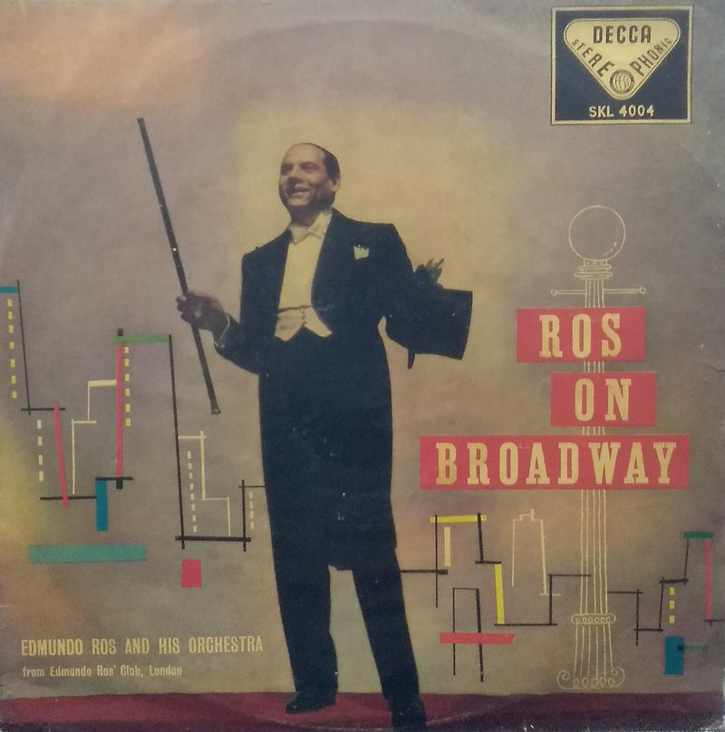 "Ros On Broadway" — LP vinyl record cover