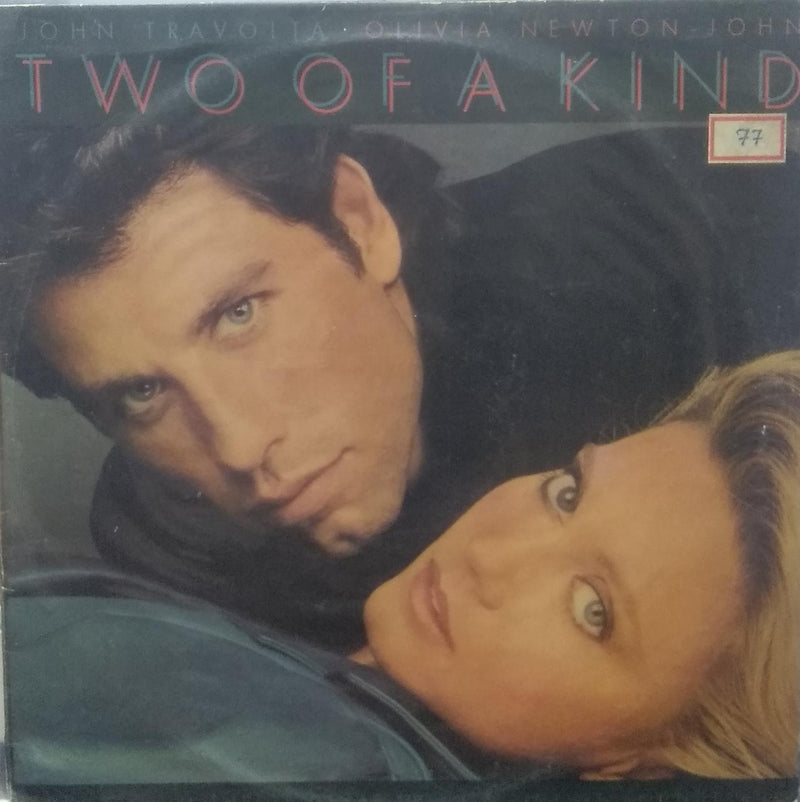 "Two Of A Kind Olivia Newton John & John Travolta-Original Soundtrack" — LP vinyl record cover