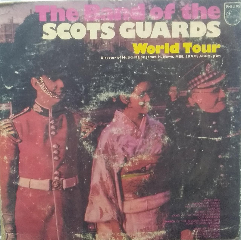 "The Band Of The Scots Guards World Tour" — LP vinyl record cover