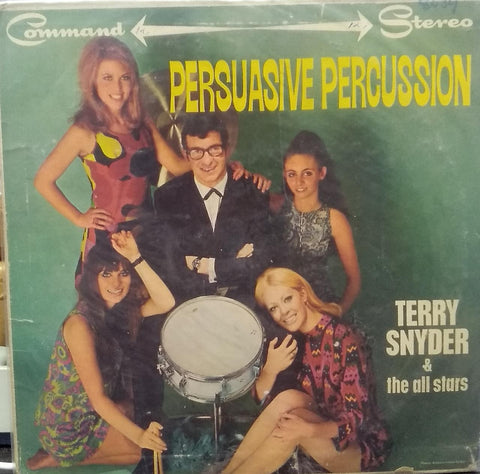 "PERSUASIVE PERCUSSION TERRY SNYDER AND THE ALL STARS" English vinyl LP
