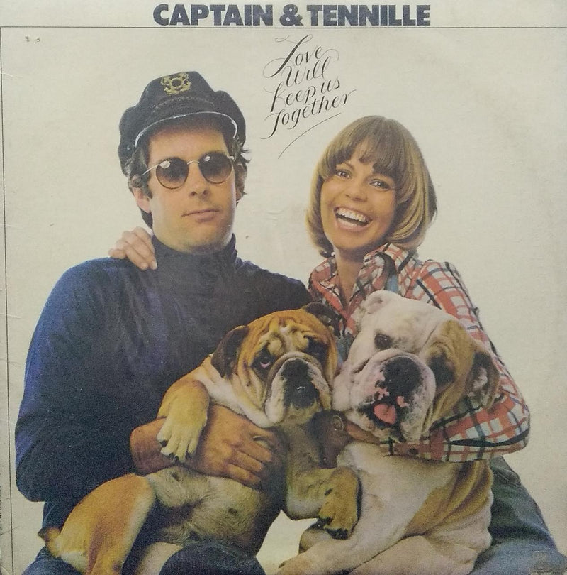 "Captain & Tennille Love Will Keep Us Together" — LP vinyl record cover
