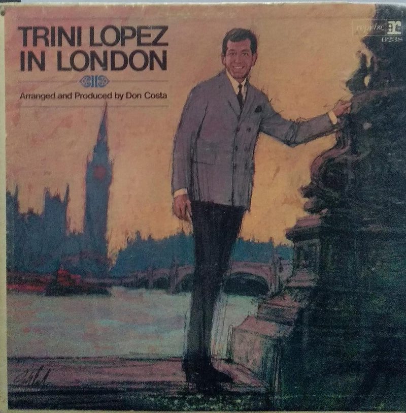 "Trini Lopez In London" — LP vinyl record cover