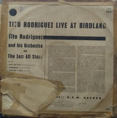 "TITO RODRIGUEZ AT BIRDLAND" English vinyl LP