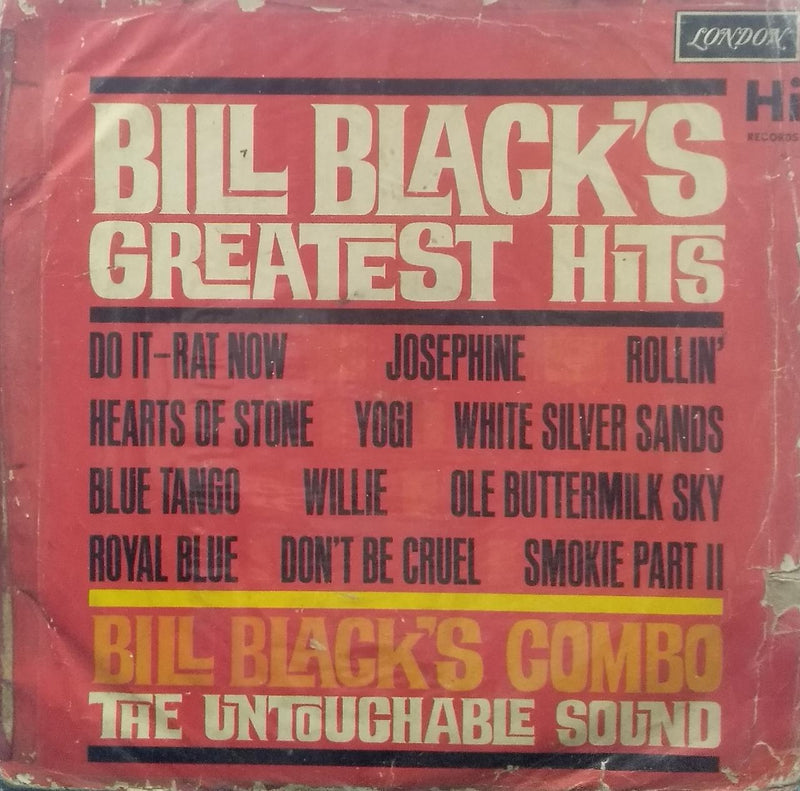 "Bill Black'S Greatest Hits" — LP vinyl record cover