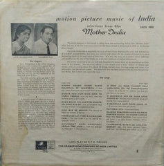 "MOTHER INDIA" Hindi vinyl LP