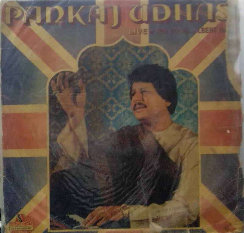 "Pankaj Udhas Live At The Royal Albert Hall" — Bollywood LP vinyl record cover