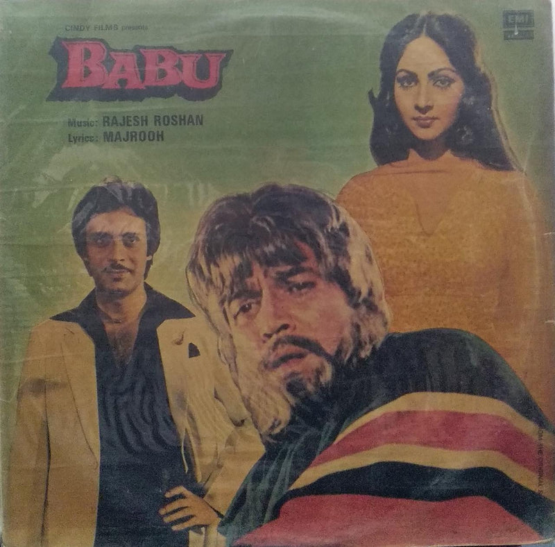 "Babu" — Bollywood LP vinyl record cover