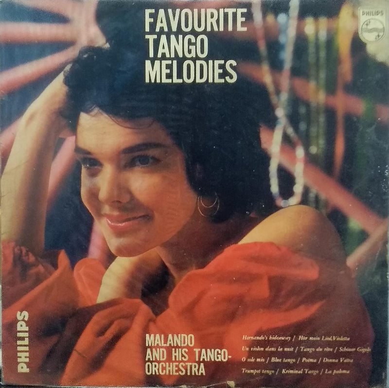 "Favourite Tango Melodies" — LP vinyl record cover