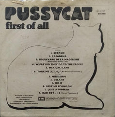 "PUSSYCAT FIRST OFF ALL" English vinyl LP