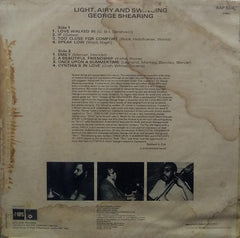 "LIGHT, AIRY AND SWINGING" English Vinyl LP