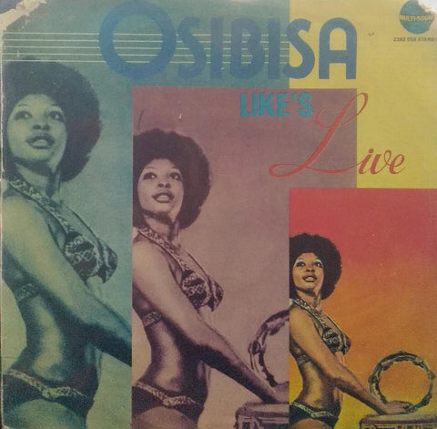 "OSIBISA LIKE'S LIVE" English vinyl LP