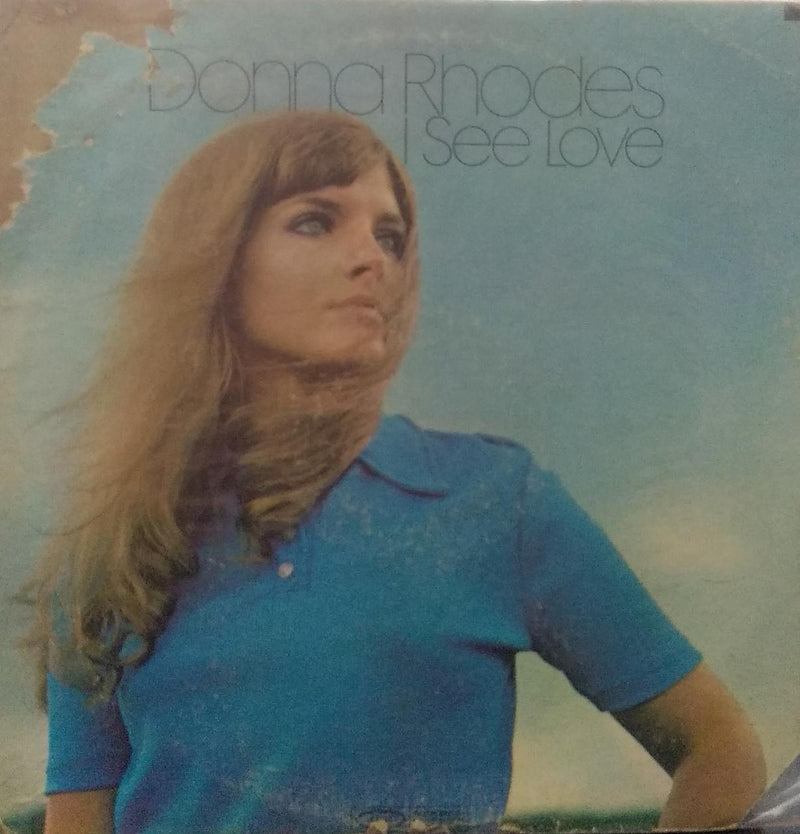 "Donna Rhodes I See Love" — LP vinyl record cover