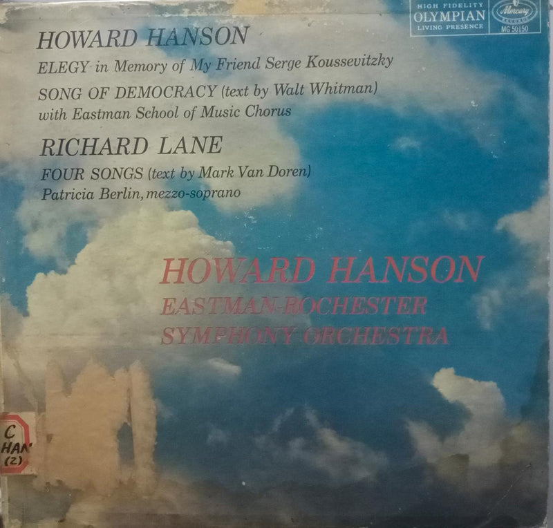 "Hanson Song Of Democracy" — LP vinyl record cover