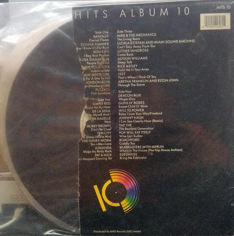 "The Hits Album" — LP vinyl record cover
