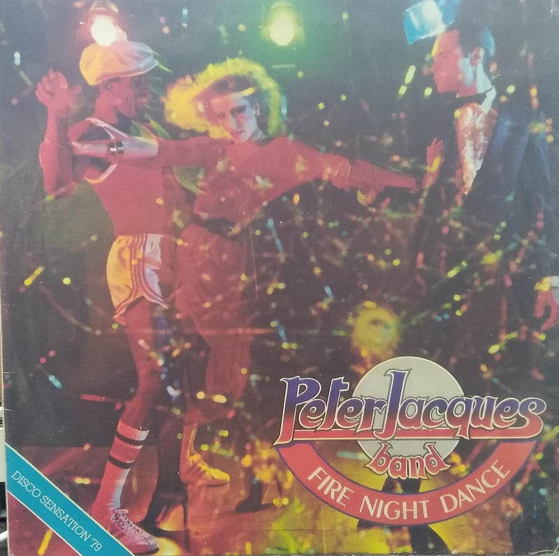 "Peter Jacques Band Fire Night Dance" — LP vinyl record cover