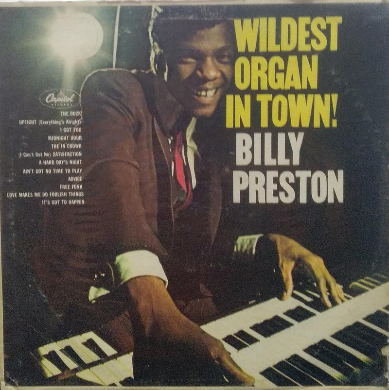 "Wildest Organ In Town! Billy Preston" — LP vinyl record cover