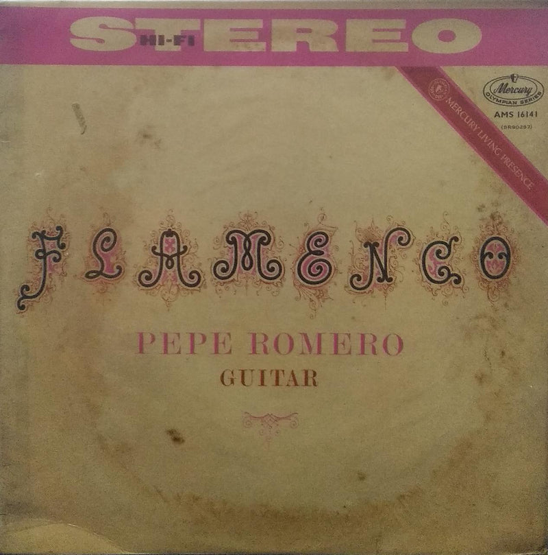 "Flamengo Pepe Romero Guitar" — LP vinyl record cover