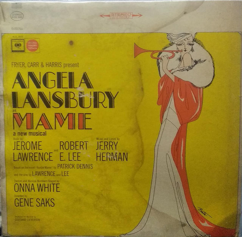 "Angelia Lansbury Mame" — LP vinyl record cover