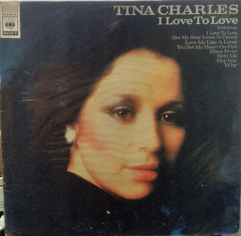 "Tina Charles I Love To Love" — LP vinyl record cover