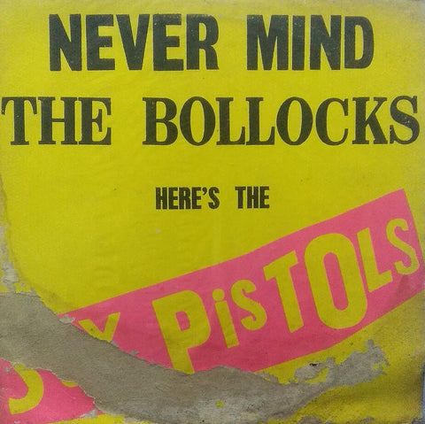 "NEVER MIND THE BOLLOCKS HERE'S THE SEX PISTOLS" English vinyl LP