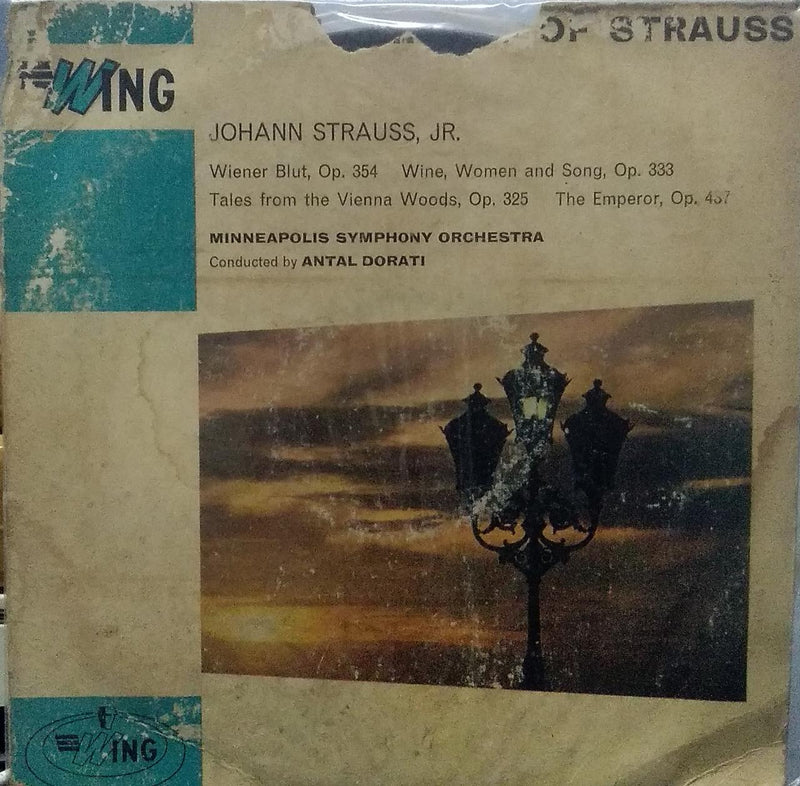 "Johann Strauss, Jr. Tales From The Vienna Woods, Op.325" — LP vinyl record cover
