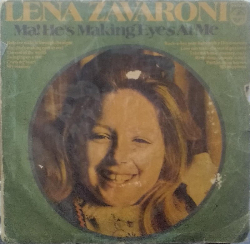 "Lena Zavaroni Ma! He'S Making Eyes At Me" — LP vinyl record cover
