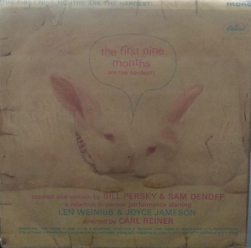 "The First Nine Months Are The Hardest!" — LP vinyl record cover