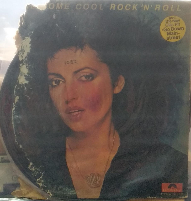 "I Like Some Cool Rock 'N' Roll-Gilla" — rock LP vinyl record cover
