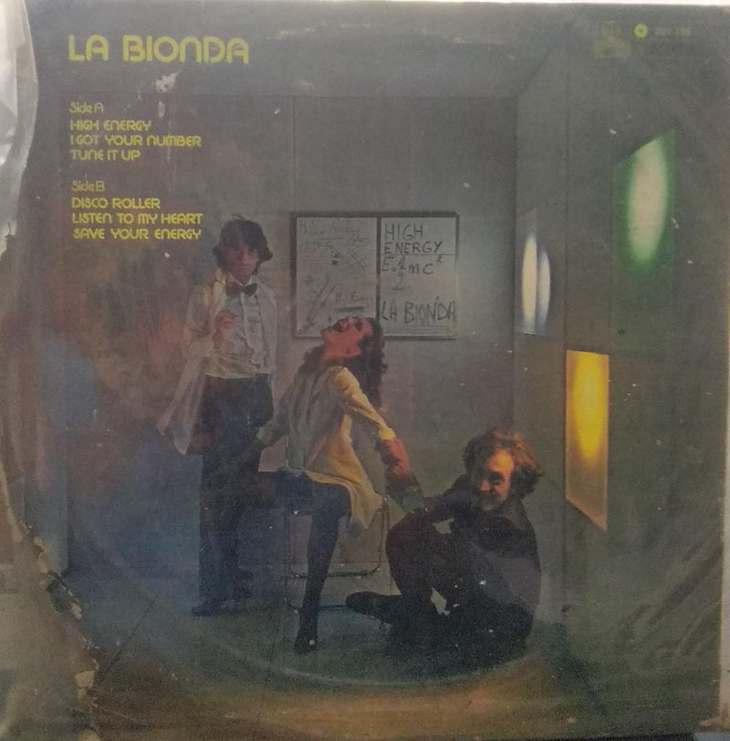 "High Energy La Bionda" — LP vinyl record cover