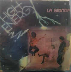 "HIGH ENERGY LA BIONDA" English vinyl LP