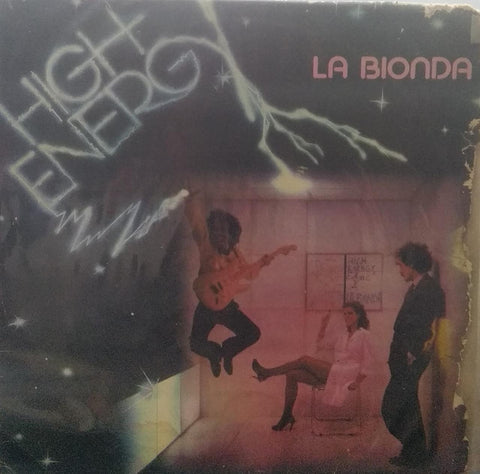"LA BIONDA HIGH ENERGY" English vinyl LP