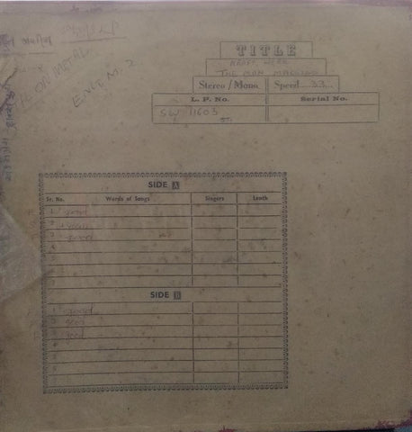 "THE MAN MACHINE" English vinyl LP