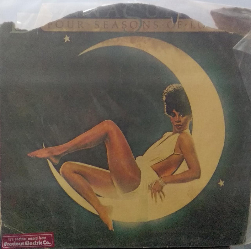 "Donna Summer Four Seasons Of Love" — LP vinyl record cover