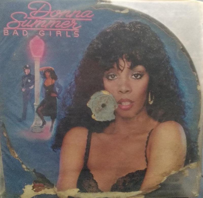 "Donna Summer Bad Girls" — LP vinyl record cover